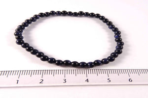 Blaufluss - Kugelarmband   - 4 mm