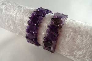 Amethyst - Armband (Rautenarmband)