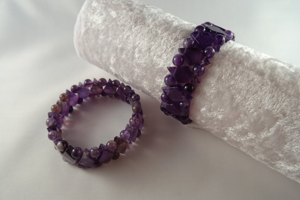 Amethyst - Armband (Rautenarmband)