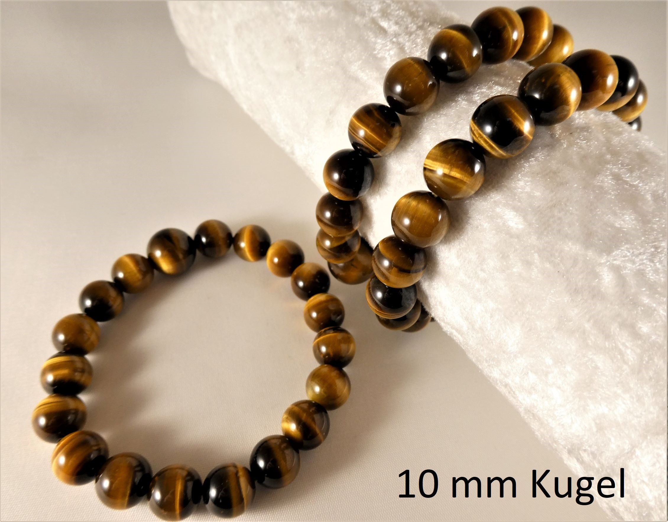 Tigerauge - Armband - Kugel