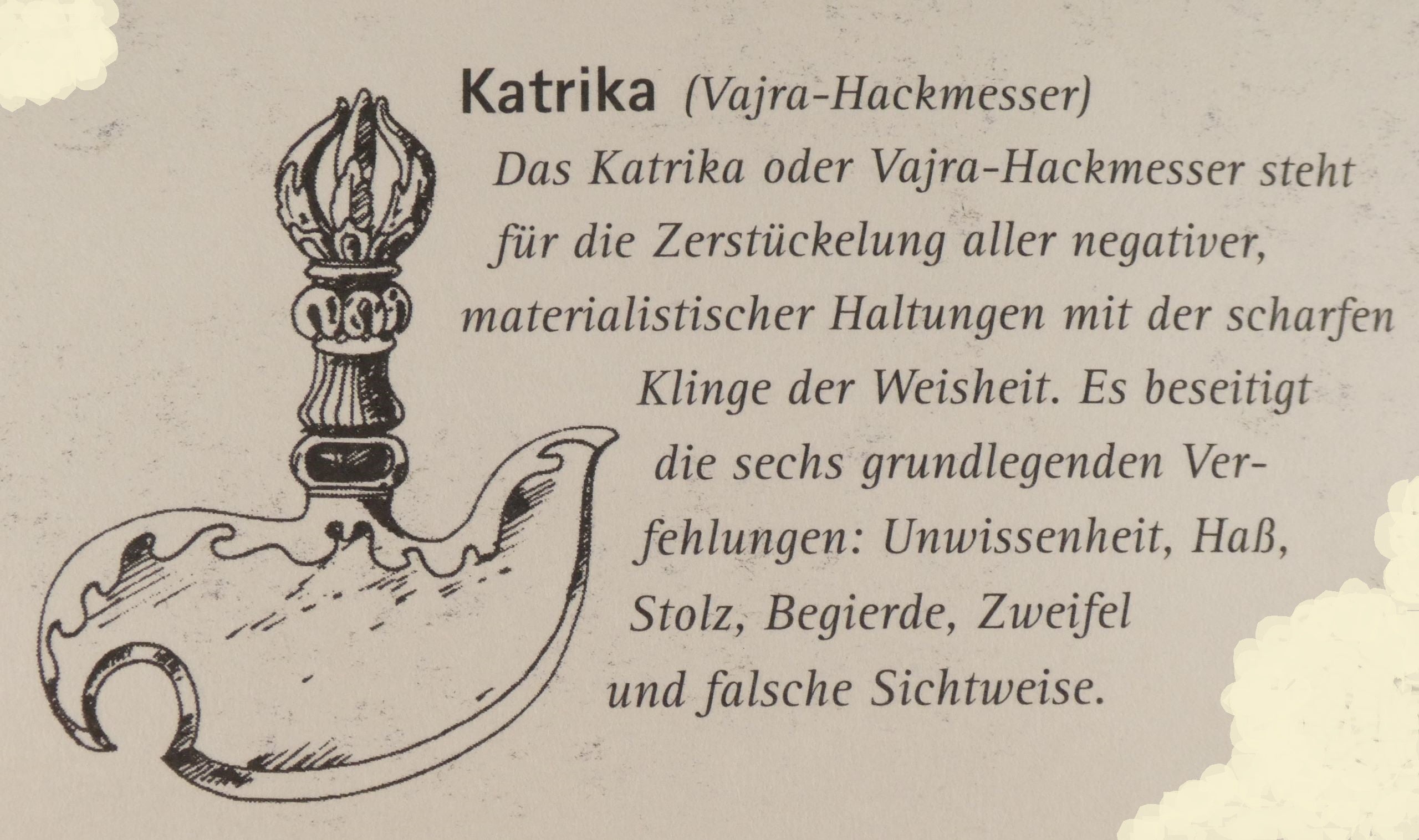 Bergkristall - Katrika - Buddhismus